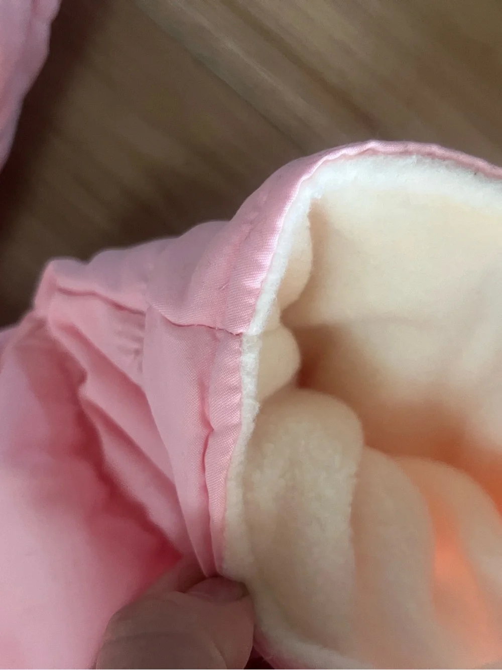 Vintage OshKosh Hooded Baby Pink Snowsuit